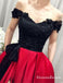 Charming Off The Shoulder Long Prom Dresses With Appliques Split, QB0633