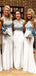Mermaid Bateau Top Beaded Long Cheap Charming Bridesmaid Dresses Online, BDS0066