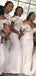 Elegant Off-The-Shoulder Satin Long Cheap Charming Bridesmaid Dresses Online, BDS0068