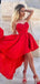 New Trend High Low Sweetheart Red Cheap Short Homecoming Dresses, QB0897
