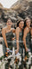 Simple One Shoulder Mermaid Ankle Length Cheap Bridesmaid Dresses, BDS0115