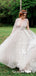 Sexy Deep V-neck Backless Sleeveless Tulle Long Lace Appliqued Charming Cheap Wedding Dresses, QB0931
